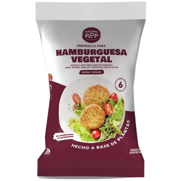 HAMBURGUESA VEGETAL