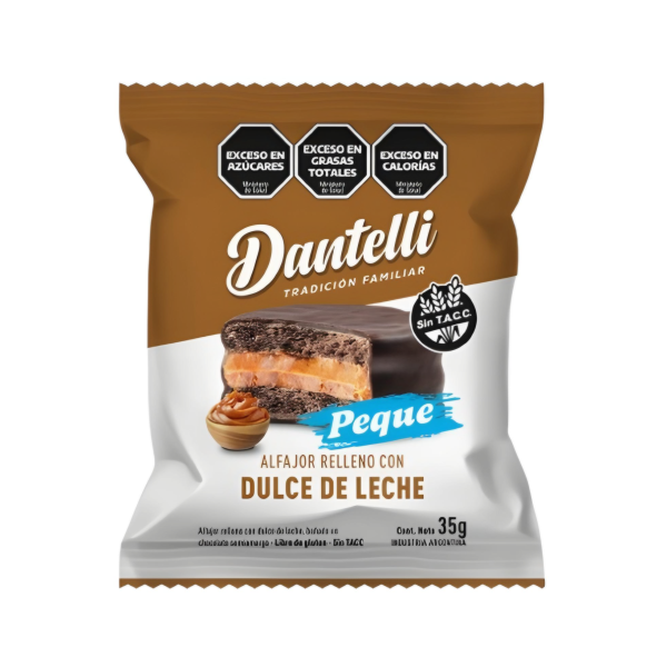 ALFAJOR PEQUE DANTELLI DULCE DE LECHE