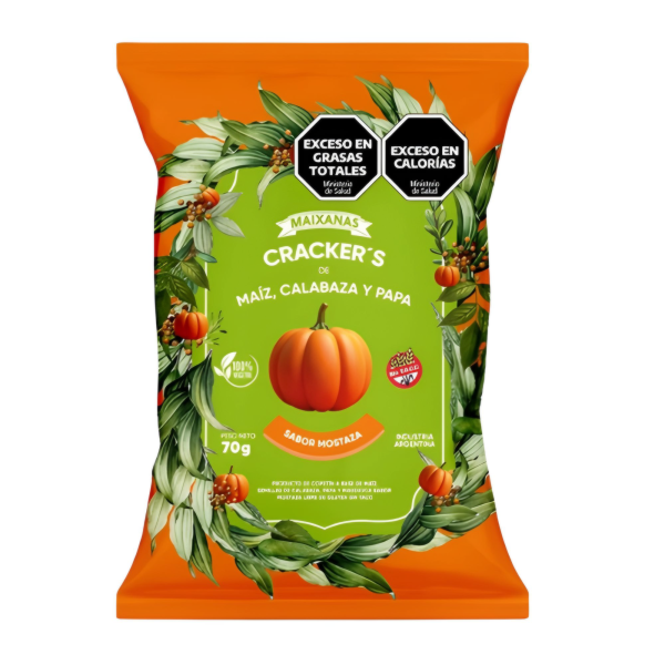 CRACKERS MAIXANAS CALABAZA