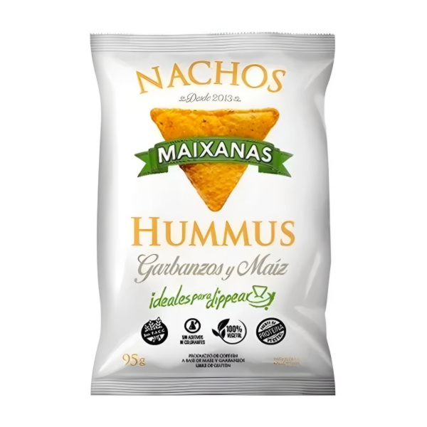 NACHOS MAIXANAS HUMMUS