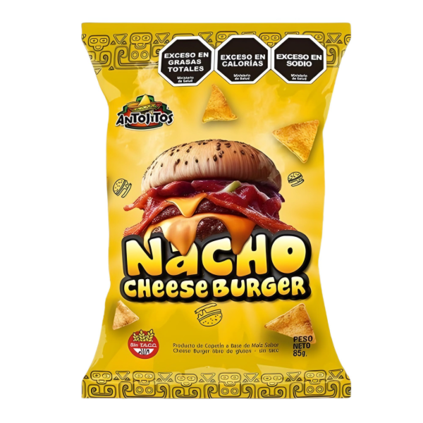 NACHOS MAIXANAS ANTOJITOS CHEESE BURGER