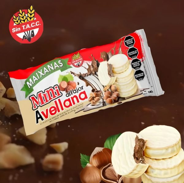 MINI ALFAJORES MAIXANAS AVELLANAS