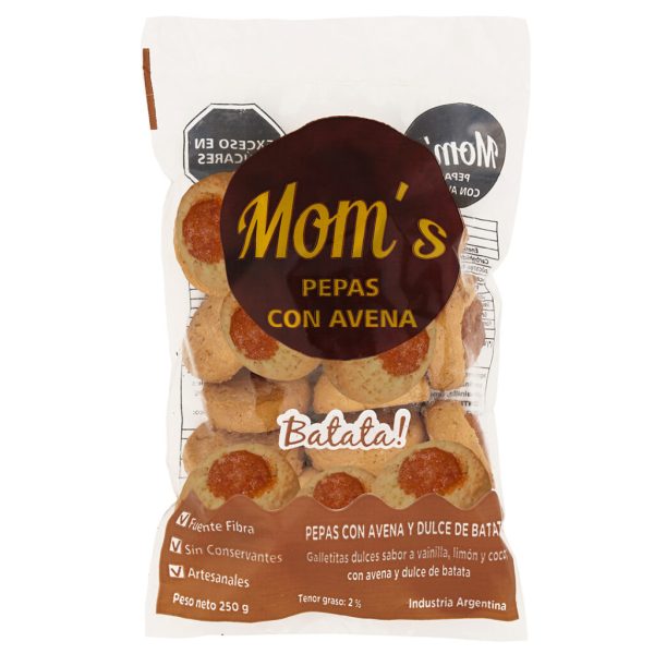 MOMs PEPAS DE AVENA Y BATATA