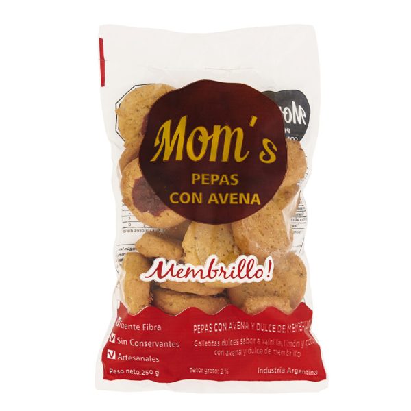 MOMs PEPAS DE AVENA Y MEMBRILLO