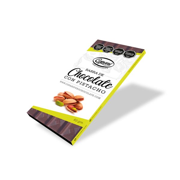 CHOCOLATE CON PISTACHO