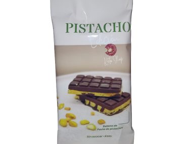 KETO SHOP CHOCOLATE TIPO DUBAI NEGRO PISTACHO CONGELADO