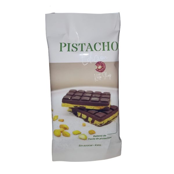 KETO SHOP CHOCOLATE TIPO DUBAI NEGRO PISTACHO CONGELADO