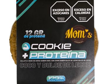 GALLETAS PROTEICAS MOMs COCO Y DULCE DE LECHE
