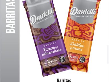 BARRITAS DANTELLI CACAO Y ALMENDRAS x10