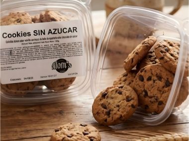 MOMs COOKIES SIN AZÚCAR VAINILLA Y CHIPS DE CHOCOLATE